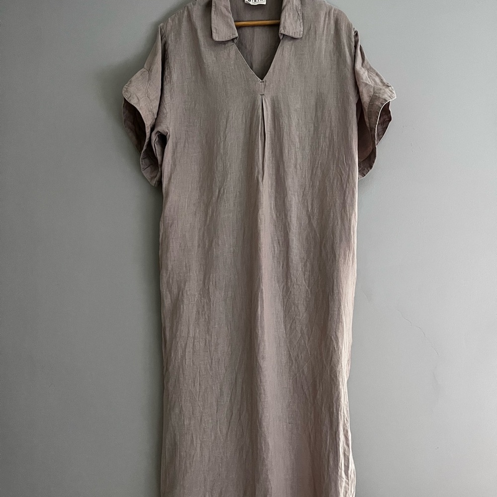 Mirth Linen Caftan Dress